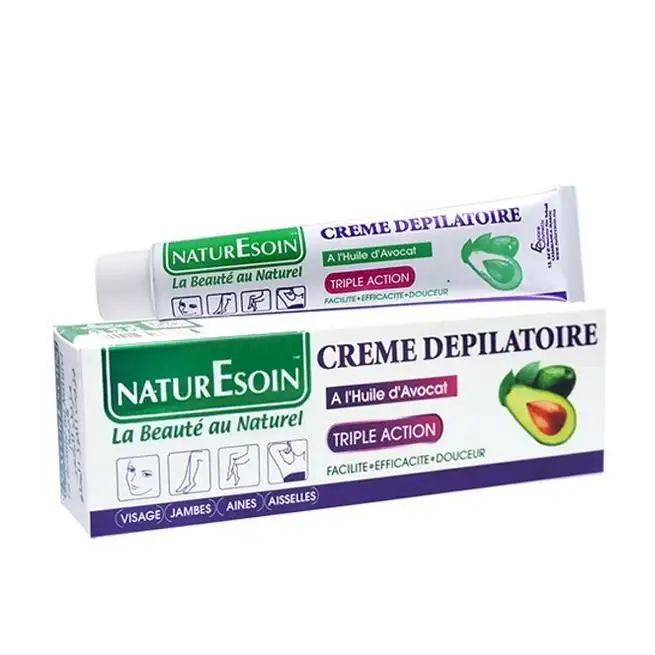 Crème dépilatoire à l'huile d'avocat 50 ml - NATURE SOIN