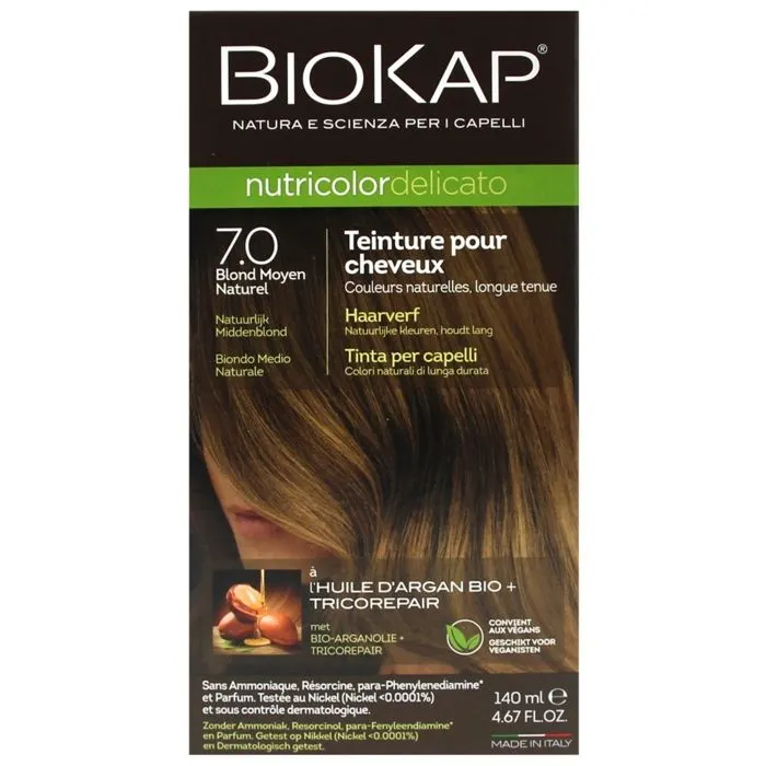 Coloration nutricolor delicato 7.0 - BIOKAP
