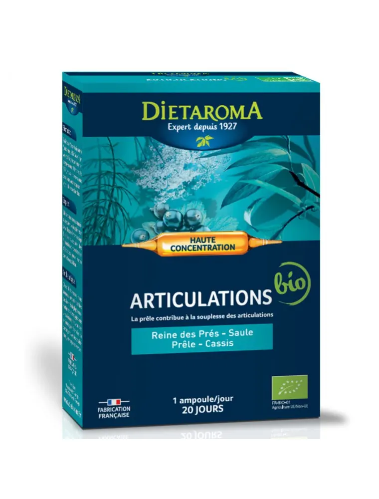 Concentre integral de plantes c,i,p, articulation 20 ampoules 10 ml -DIETAROMA