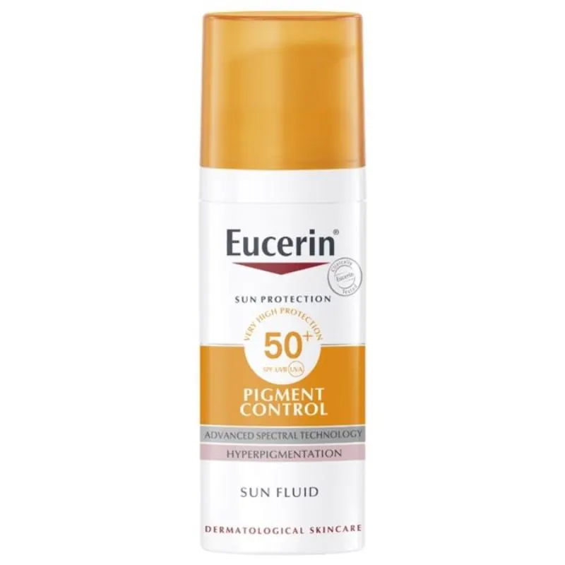 Fluide solaire spf50+ protection uva/uvb anti taches brunes 50ml - EUCERIN