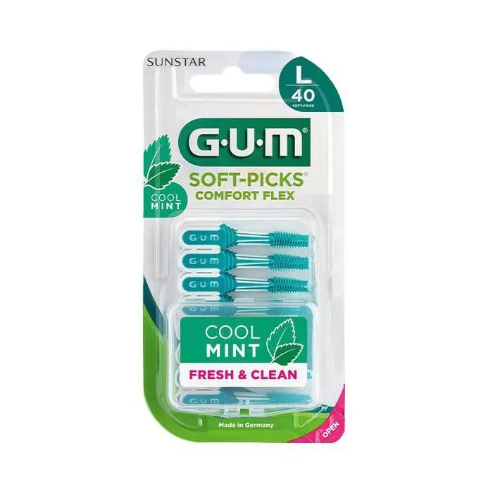 Bâtonnet interdentaire ® soft picks® comfort flex mint large x40 - GUM