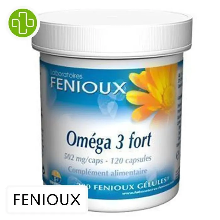 Oméga 3 200 capsules 500mg - FENIOUX