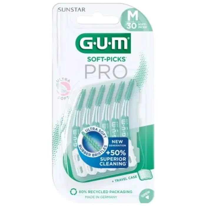 Brossettes interdentaires soft picks pro x30 (taille : m) - GUM
