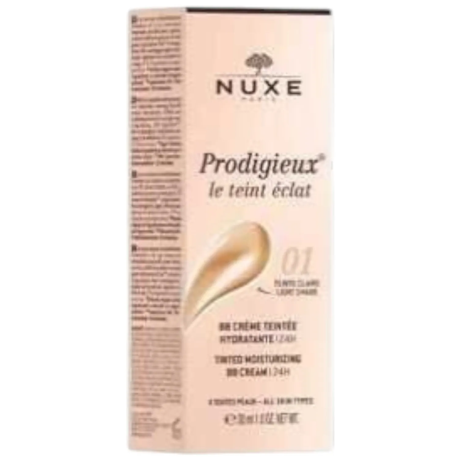 Bb crème teintée éclat hydratante 24h teinte claire 30Ml - NUXE