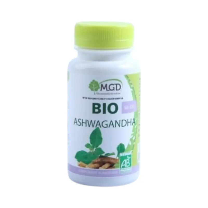 Ashwagandha bio  60 gélules - MGD