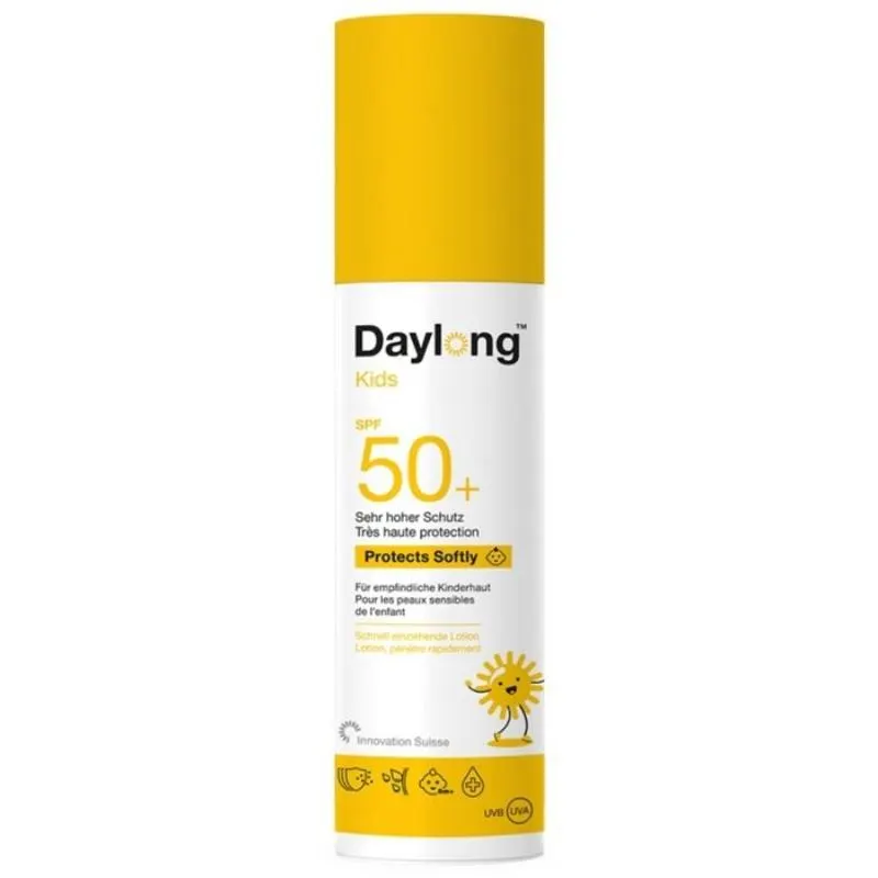 Lotion solaire kids spf 50 protection uv haute tolérance 150 ml - DAYLONG