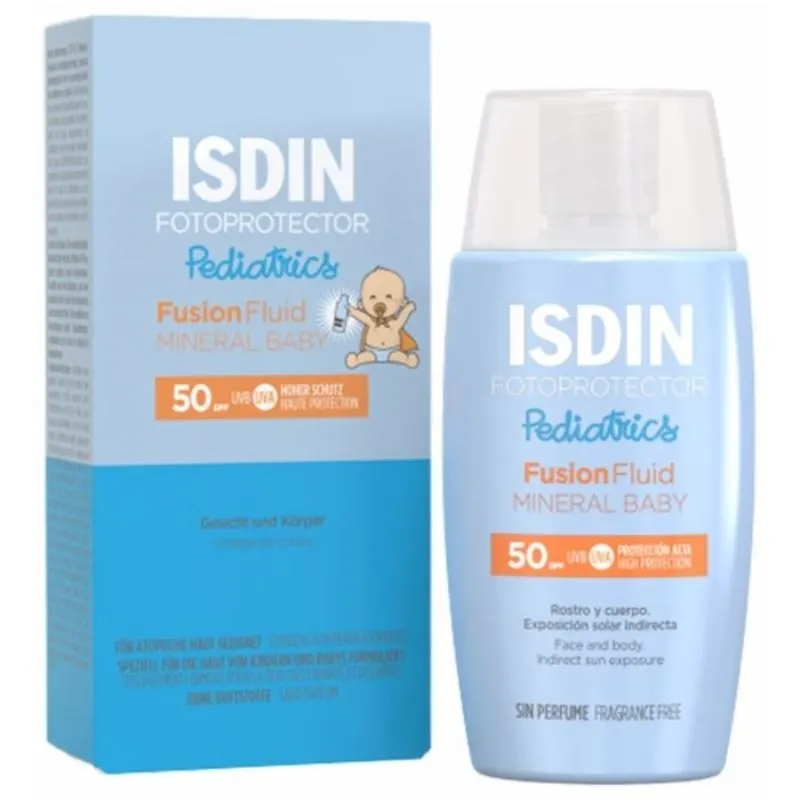 Fluide solaire pediatrics fusion fluid spf50+ hypoallergénique 50ml - ISDIN