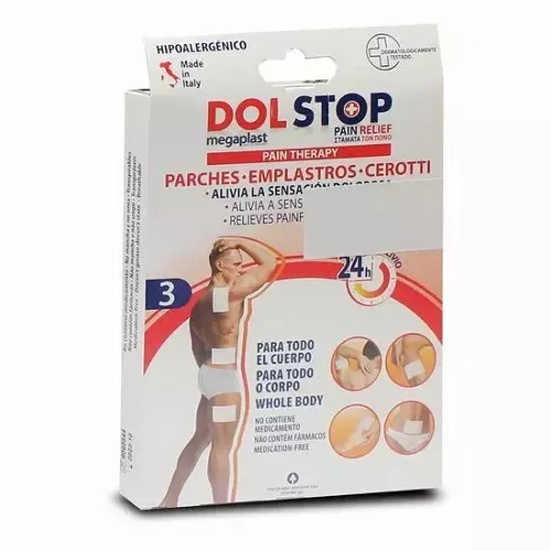 Dol stop patch chauffant thérapie de la douleur - MEGAPLAST