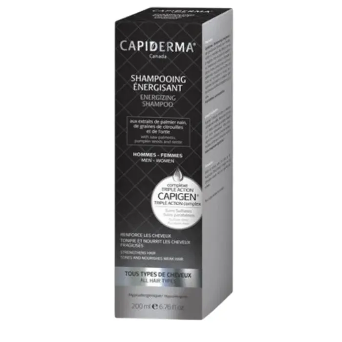 Shampoing fortifiant à la kératine 200 ml - CAPIDERMA