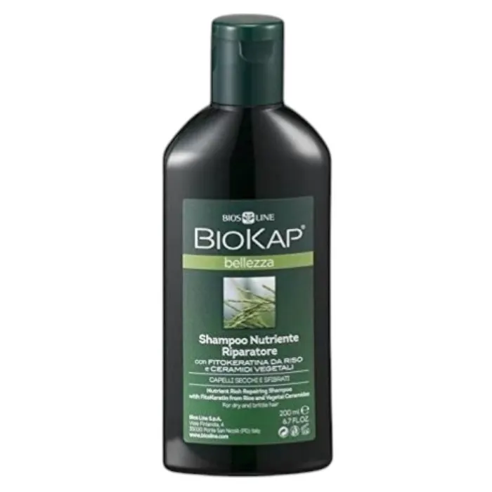 Shampooing nourrissant et réparateur phytokératine aloe vera 200ml - BIOKAP
