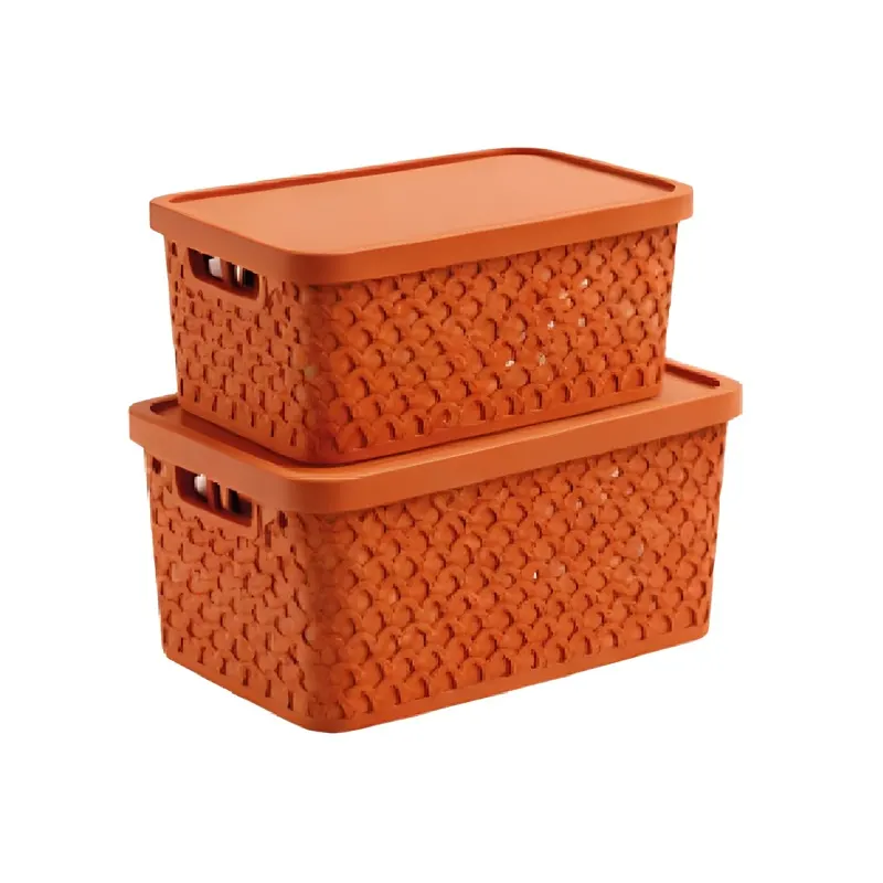 Boîtes de rangement Katre x3 4,5L / 12L / 18L terra