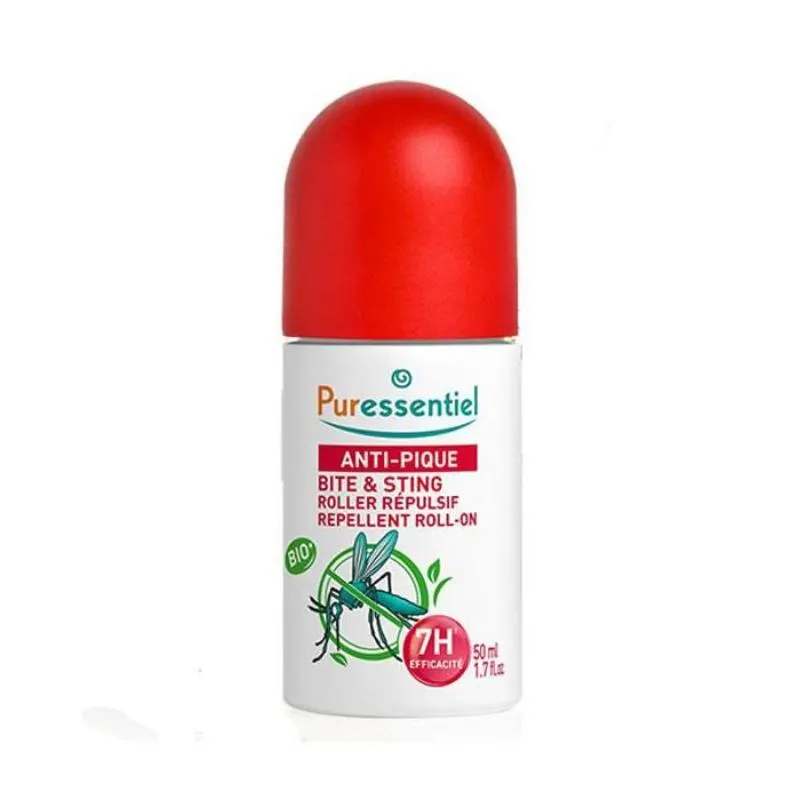 Anti pique roller répulsif anti moustique 50ml - PURESSENTIEL