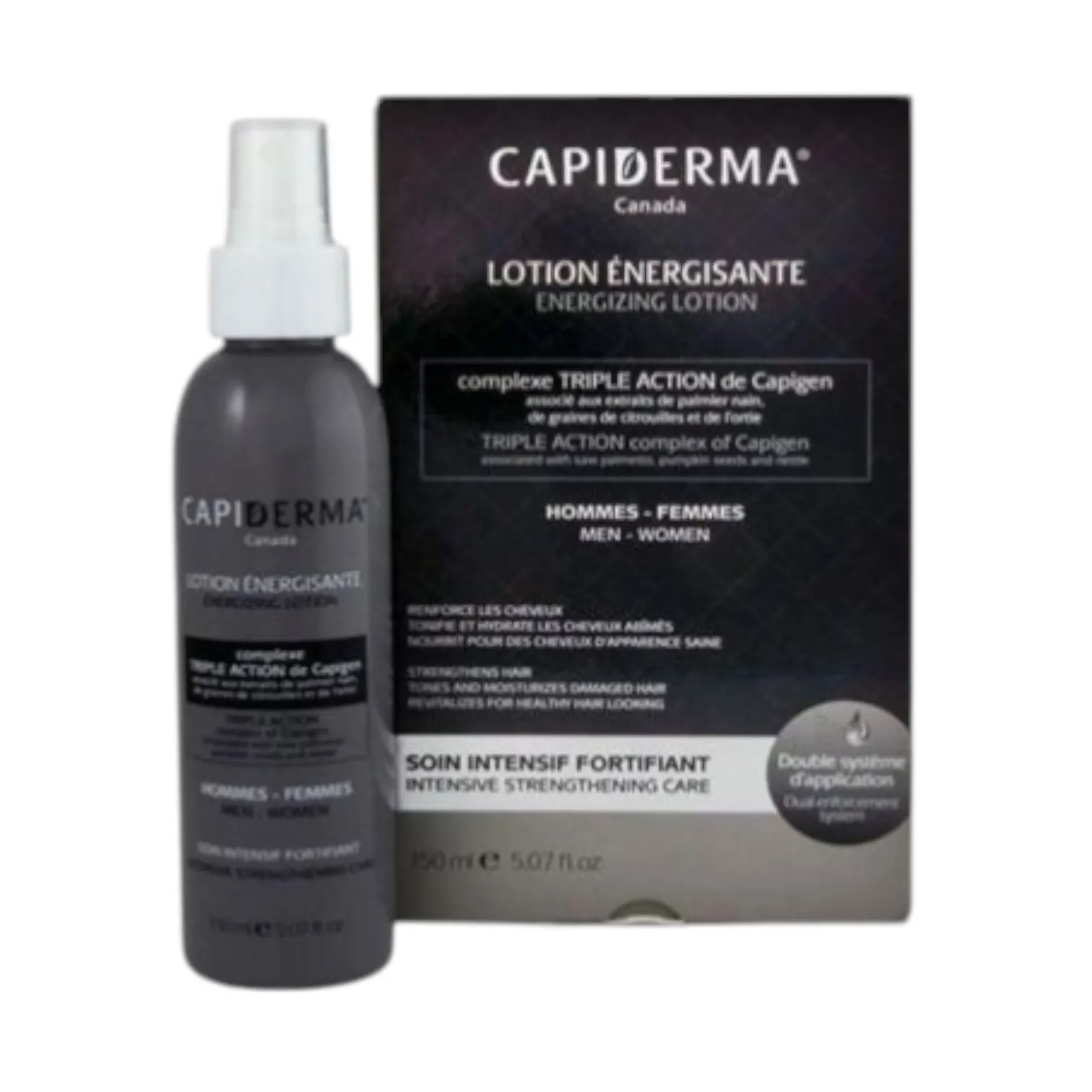 Lotion soin intensif anti chute cheveux 150 ml - CAPIDERMA