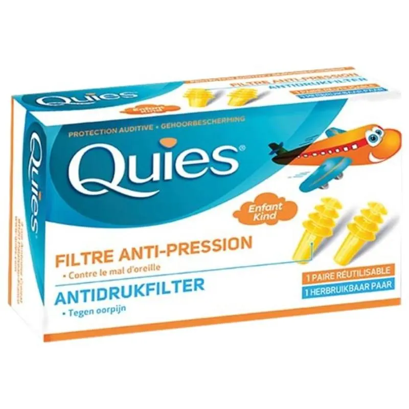 Protection auditive earplanes enfants boite de 1 paire - QUIES