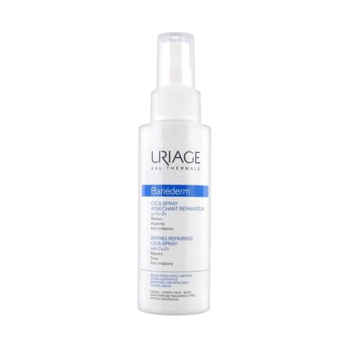 Spray asséchant bariederm cica  100ml - URIAGE