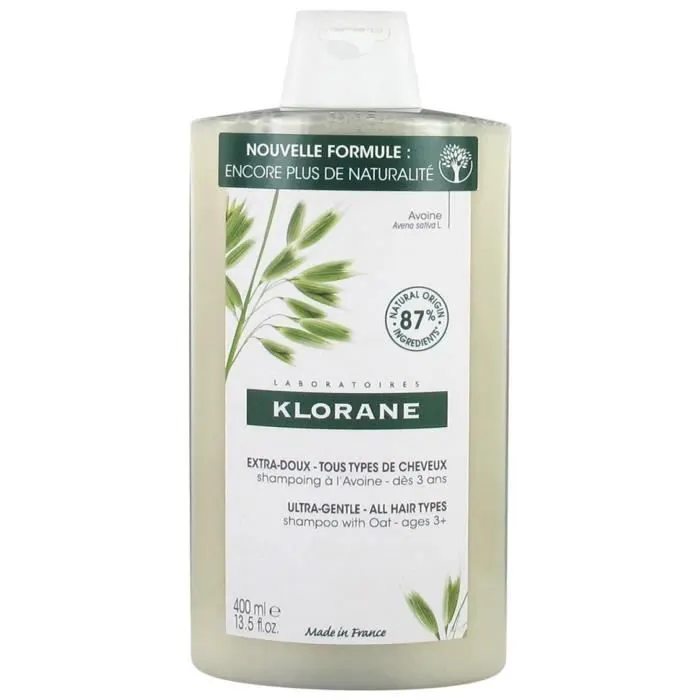 Avoine Shampoing extra-doux tous types de Cheveux 400 ml - KLORANE