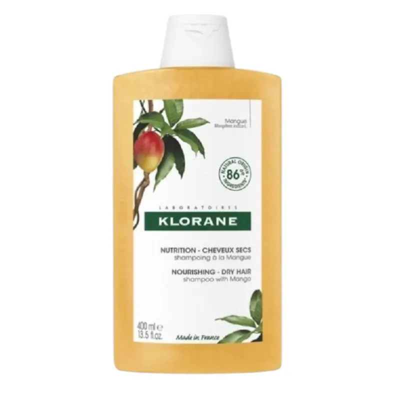 Shampoing Nutrition à la Mangue pour cheveux Secs 400 ml - KLORANE