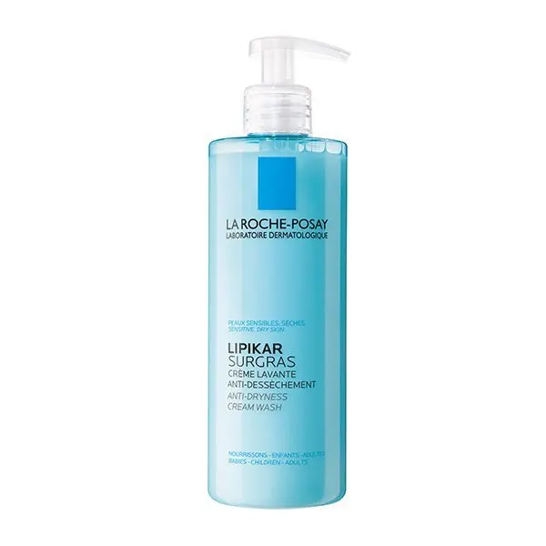 Crème lavante lipikar surgras peaux sensibles sans parabène 400ml-LA ROCHE POSAY