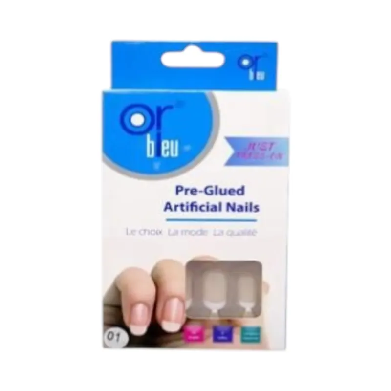 Faux ongles prés-collés 988 01 - OR BLEU