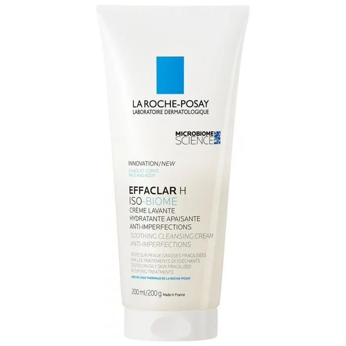 Crème lavante effaclar h iso-biome 200ml - LA ROCHE POSAY 