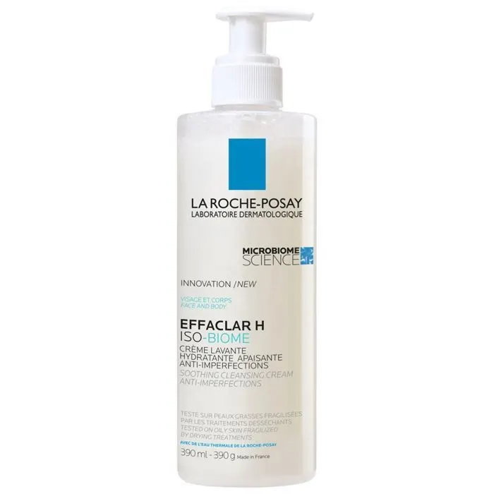 Effaclar H Iso-Biome Crème Lavante Hydratante Apaisante 390 ml - LA ROCHE POSAY