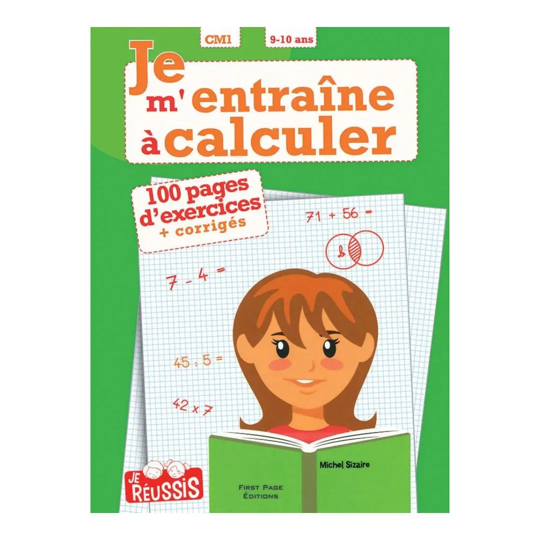 Livre je reussis: je m'entraine à calculer
