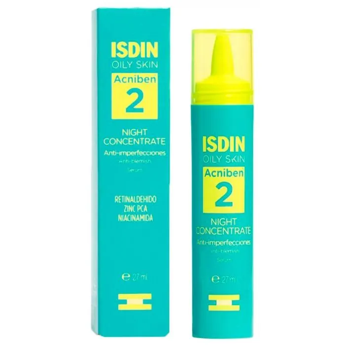 Acniben 2 sérum de nuit anti imperfections 27 ml - ISDIN