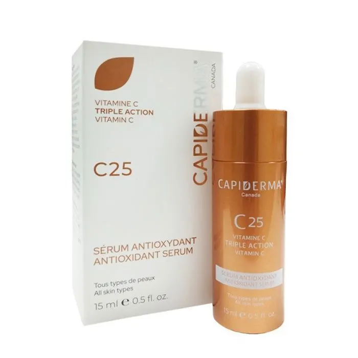 Sérum antioxydant c25 sans alcool mixte 15ml - CAPIDERMA