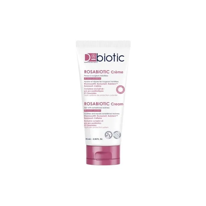Crème hydratante rosabiotic apaisante peaux sensibles 75ml - D-BIOTIC