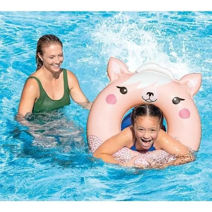 Bouées gonflables assortiment animal mignon lama paresseux chaton 8ans - INTEX - vue 2