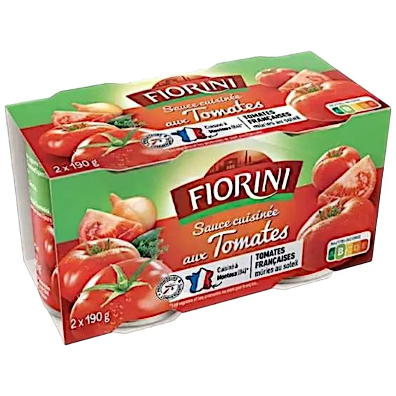 Intermarché - Sauce cuisinée aux tomates 2x190g - FIORNI