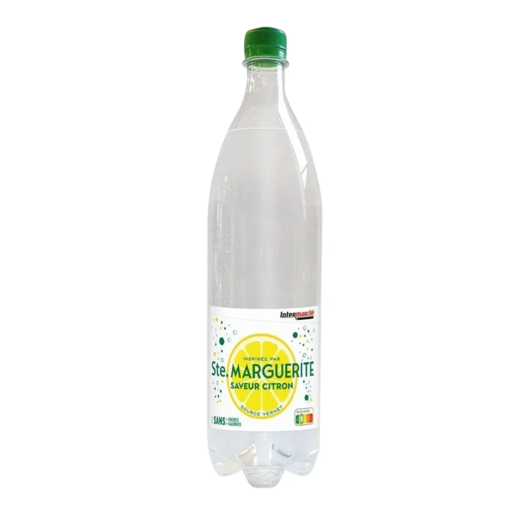 Intermarché - Eau gazeuse saveur citron 1,25L - SAINTE MARGUERITE