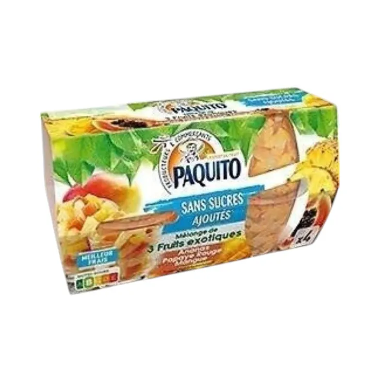 Intermarché - Mélange de fruits exotiques 4x113g - PAQUITO