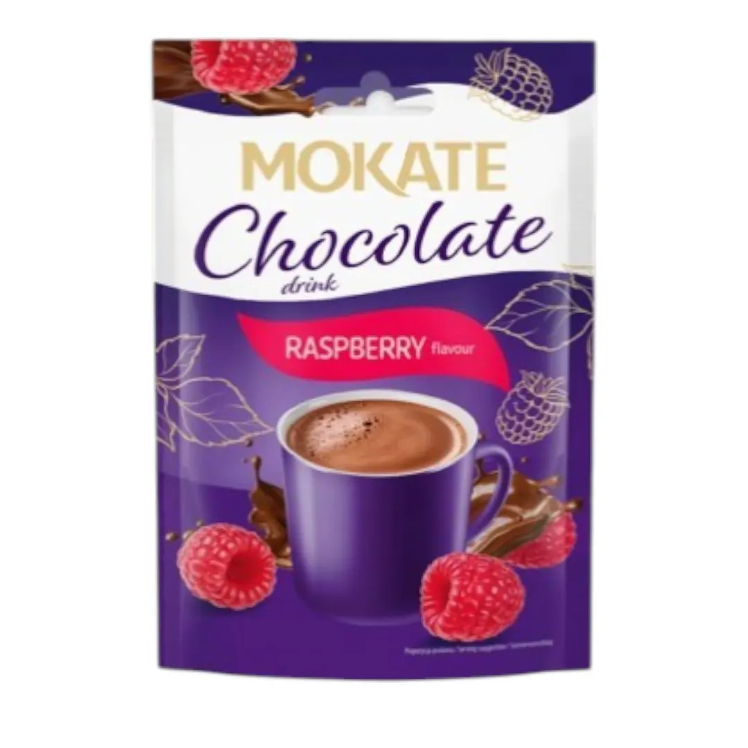 Chocolate drink flaveur raspberry 120g - MOKATE