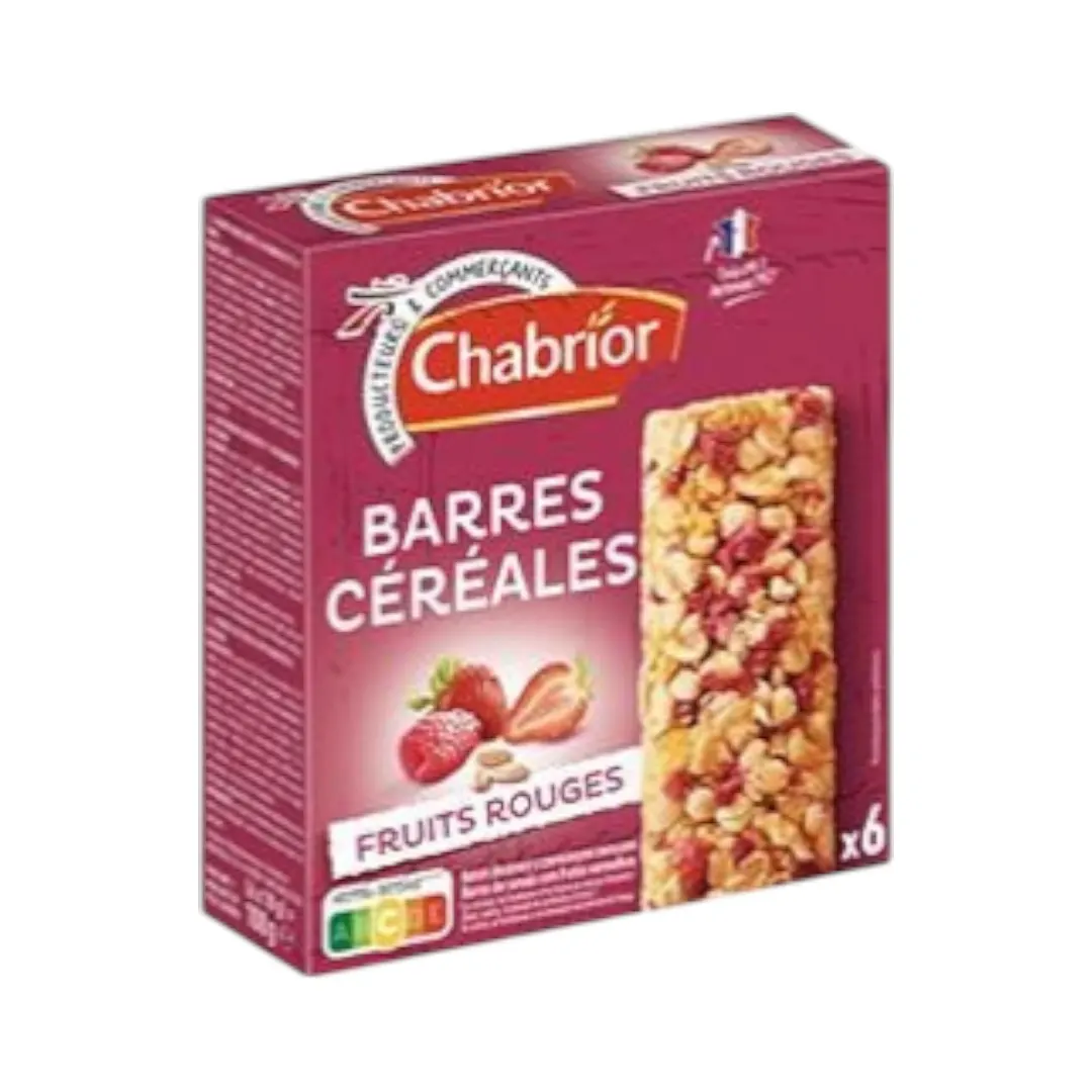 Intermarché - Barres céréalières à la framboise et à la fraise 6x18g - CHABRIOR 