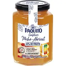 Intermarché - Confiture de pêche et abricot 300g - PAQUITO