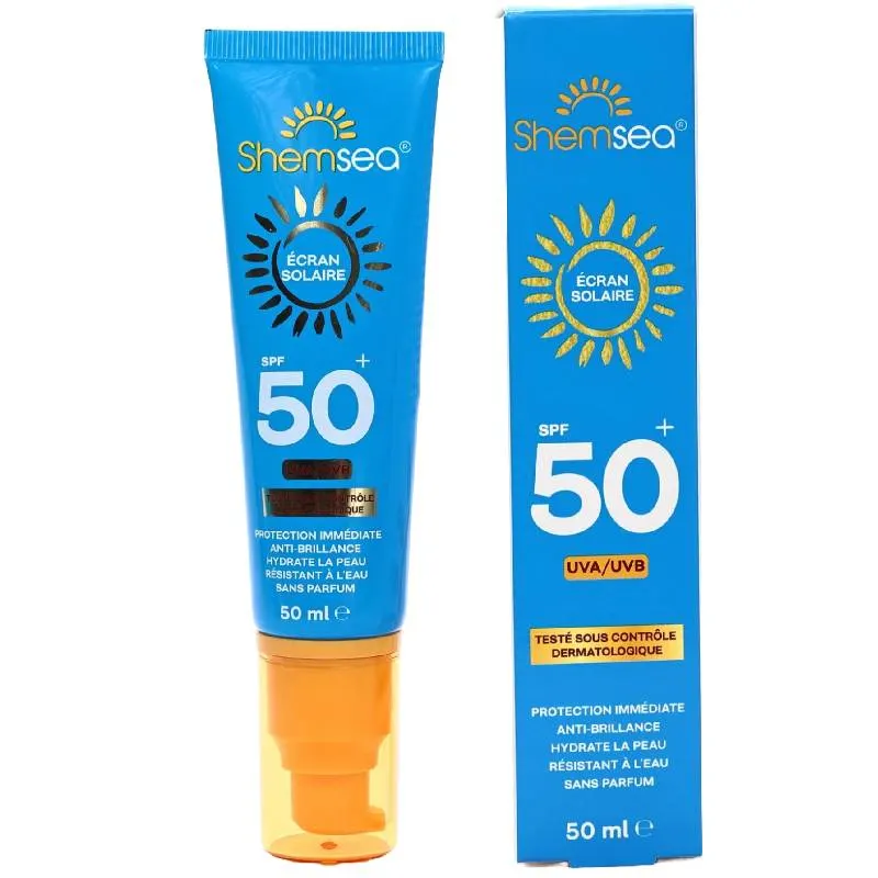 Écran solaire visage invisible SPF 50+ 50ml - SHEMSEA