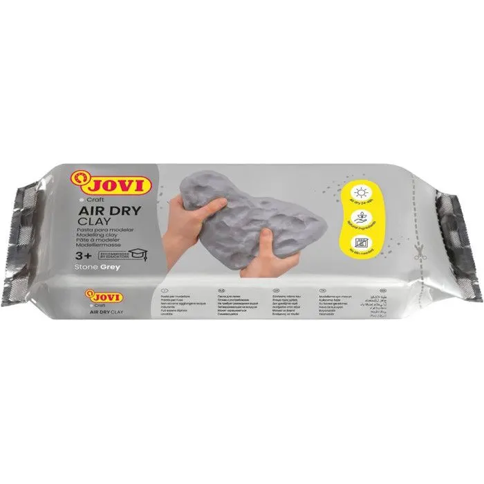 Pate a modeler durcissante jovi 261 gris 1kg 86g