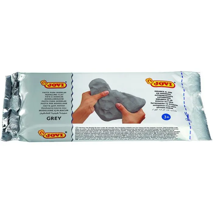Pate a modeler jovi 260 durcissante 250 g - gris 83g