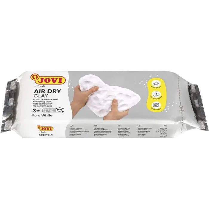 Pate a modeler jovi 175 durcissante 1 kg blanc 86