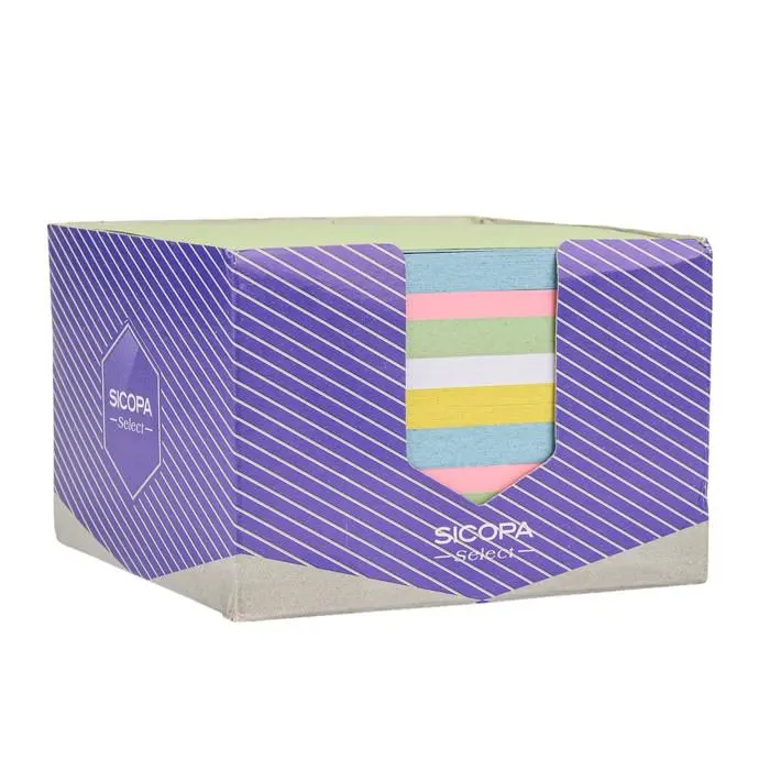 Bloc cube couleur grand format sicopa select