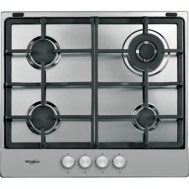 Table de cuisson en inox TGML661 4 feux - WHRILPOOL
