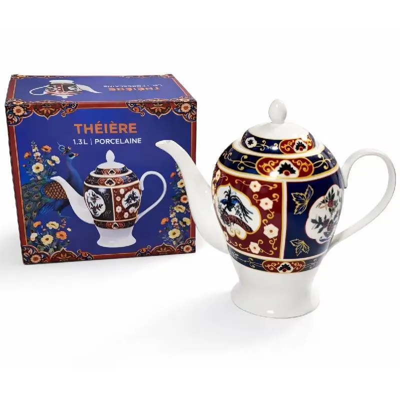 Théière Taous en porcelaine 2x1,3L