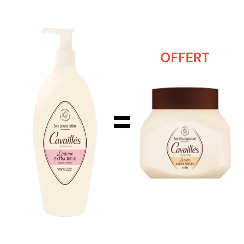 Soin de toilette intime 250 ml = crème corps 50 ml offerte - CAVAILLÈS