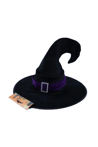 Chapeau halloween rouge et noir