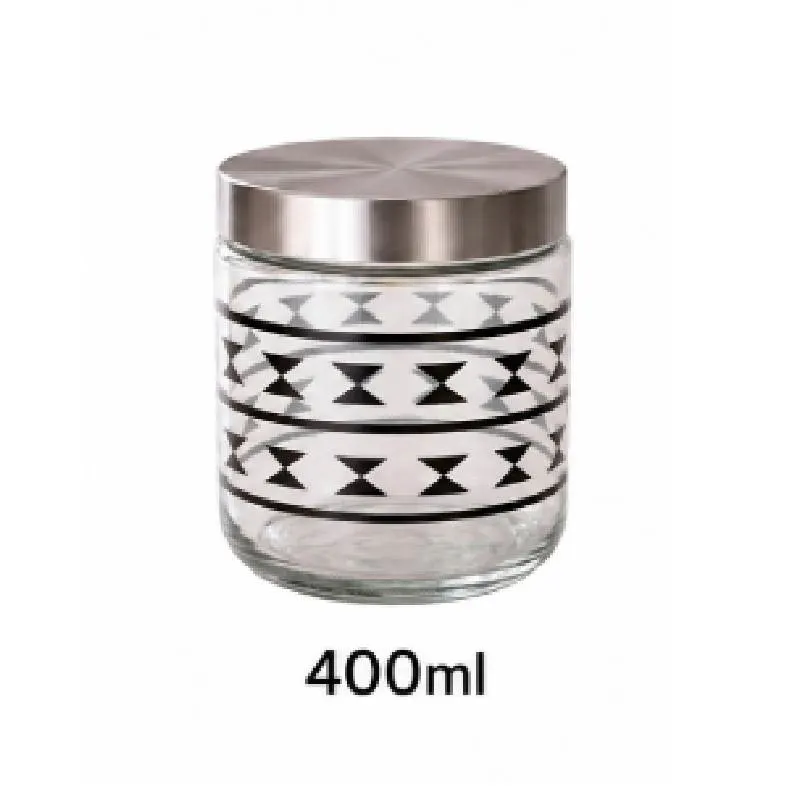 Pot de rangement Ethnik inox 400ml