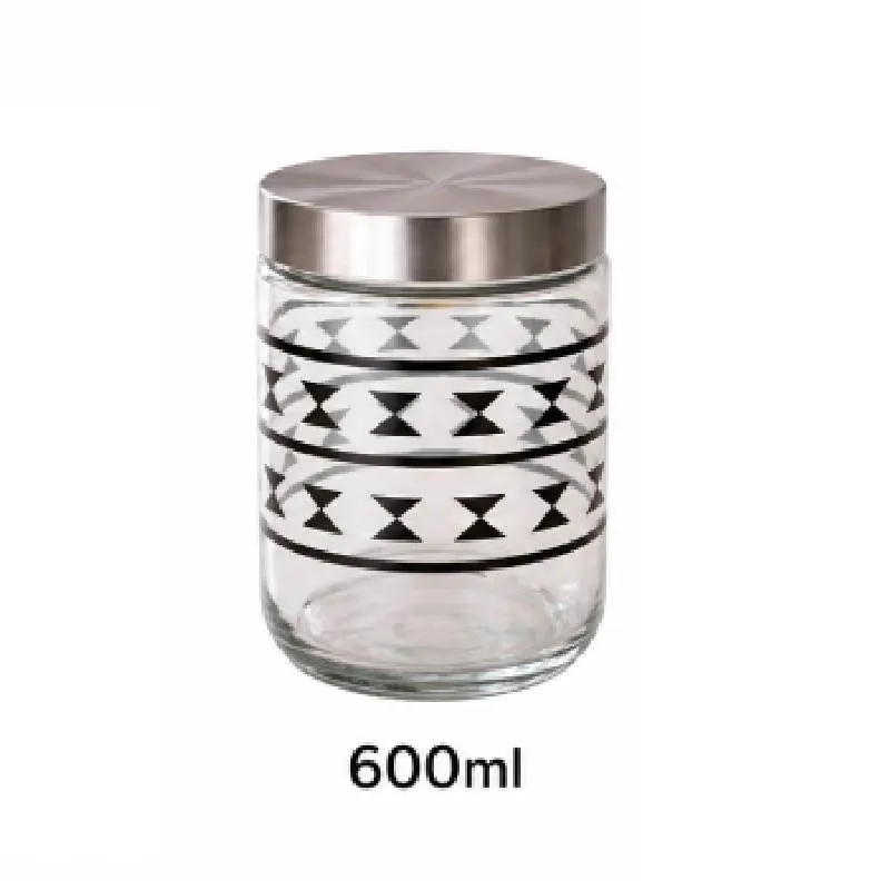 Pot de rangement Ethnik inox 600ml