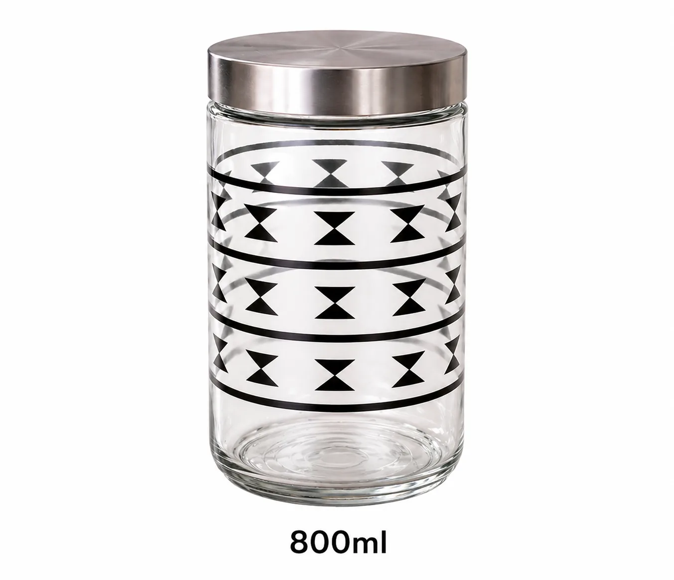 Pot de rangement Ethnik inox 800ml