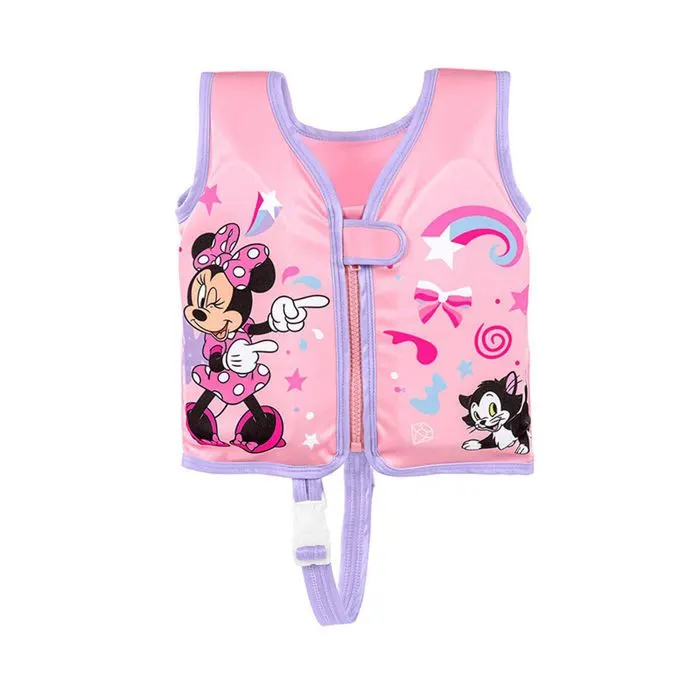 Gilet gonflable pour piscine minnie mouse rose