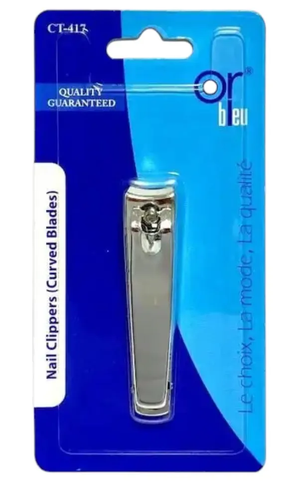 Coupe ongles avec récipient plastique 419 - OR BLEU